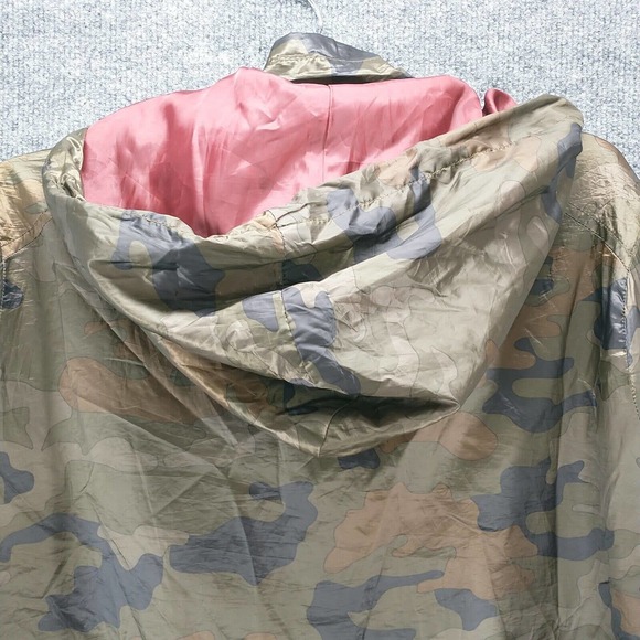 Ashley Utility Collection Women's Jacket Green Camo Medium Full Zip Zip Pockets - Picture 6 of 12